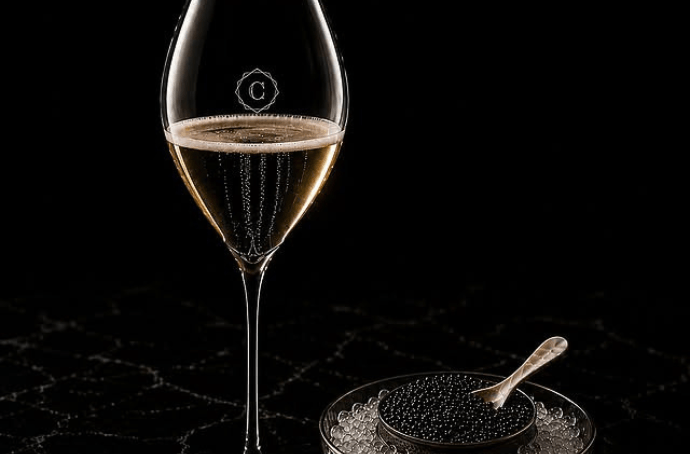 Carbon Brut w kieliszku